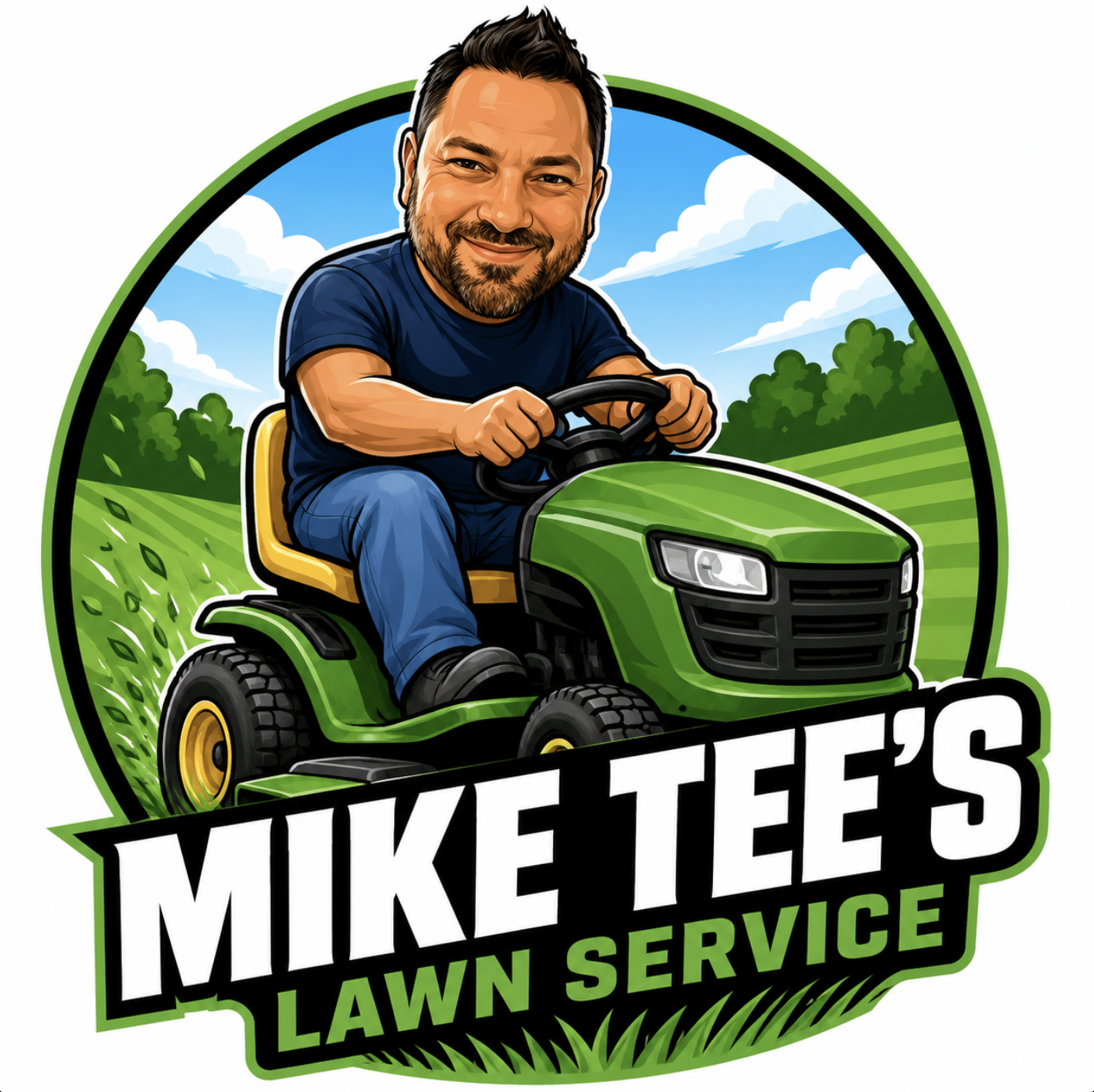 Mike Tee's Lawn Service Logo